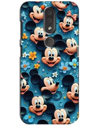 Чехол для Nokia 4.2 с картинкой «Паттерн Микки и Минни» Чехол для Nokia 4.2 с картинкой «Паттерн Микки и Минни»
