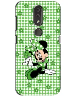 Чехол для Nokia 4.2 с картинкой «Mickey в клетку»