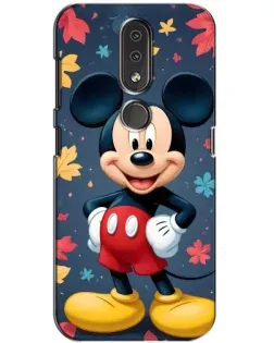 Чехол для Nokia 4.2 с картинкой «Осенний Mickey Mouse»