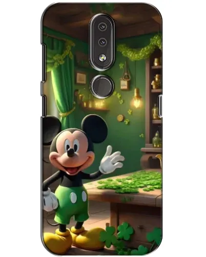 Чехол для Nokia 4.2 с картинкой «Микки в мастерской» Чехол для Nokia 4.2 с картинкой «Микки в мастерской»