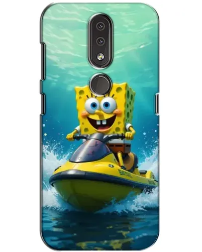 Чехол для Nokia 4.2 с картинкой «Спанч Боб на гидроцикле» Чехол для Nokia 4.2 с картинкой «Спанч Боб на гидроцикле»