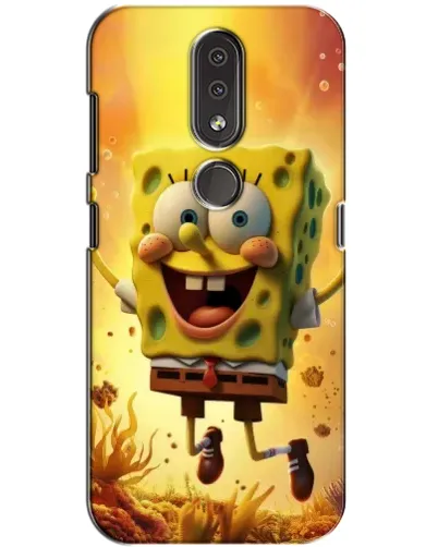 Чехол для Nokia 4.2 с картинкой «Губка Боб прыгает» Чехол для Nokia 4.2 с картинкой «Губка Боб прыгает»