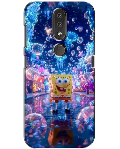 Чехол для Nokia 4.2 с картинкой «Неоновый океан» Чехол для Nokia 4.2 с картинкой «Неоновый океан»