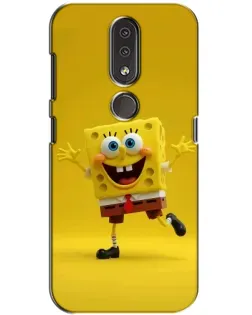 Чехол для Nokia 4.2 с картинкой «Позитивный Губка Боб»