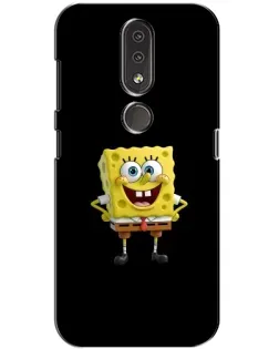 Чехол для Nokia 4.2 с картинкой «Классический Губка Боб»