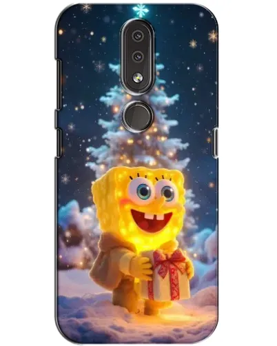 Чехол для Nokia 4.2 с картинкой «Рождественский Спанч Боб» Чехол для Nokia 4.2 с картинкой «Рождественский Спанч Боб»