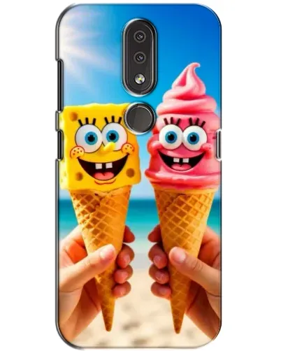 Чехол для Nokia 4.2 с картинкой «Спанч Боб мороженое» Чехол для Nokia 4.2 с картинкой «Спанч Боб мороженое»