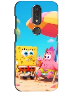 Чехол для Nokia 4.2 с картинкой «Отдых на пляже» Чехол для Nokia 4.2 с картинкой «Отдых на пляже»