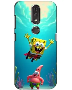 Чехол для Nokia 4.2 с картинкой «Спанч Боб под водой» Чехол для Nokia 4.2 с картинкой «Спанч Боб под водой»