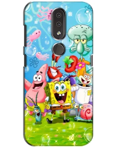Чохол для Nokia 4.2 з картинкою «Губка Боб та друзі» Чохол для Nokia 4.2 з картинкою «Губка Боб та друзі»