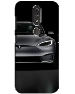 Чехол для Nokia 4.2 с картинкой «Tesla Model S Look» Чехол для Nokia 4.2 с картинкой «Tesla Model S Look»