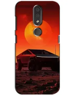Чехол для Nokia 4.2 с картинкой «Cybertruck на Марсе» Чехол для Nokia 4.2 с картинкой «Cybertruck на Марсе»
