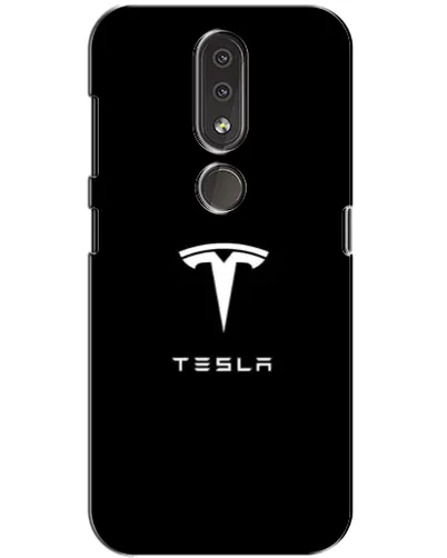 Чехол для Nokia 4.2 с картинкой «Tesla White Logo» Чехол для Nokia 4.2 с картинкой «Tesla White Logo»