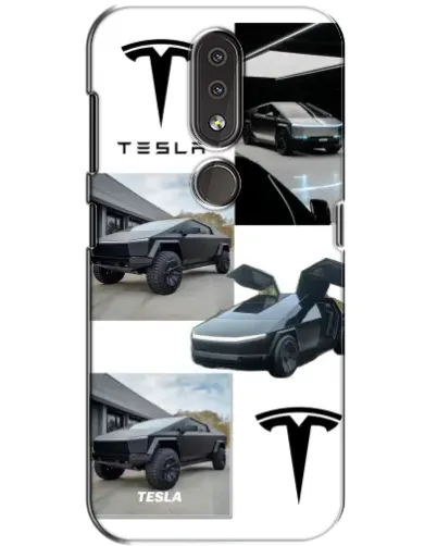 Чехол для Nokia 4.2 с картинкой «Коллаж Cybertruck Tesla» Чехол для Nokia 4.2 с картинкой «Коллаж Cybertruck Tesla»