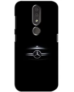 Чехол для Nokia 4.2 с картинкой «Mercedes — абстрактные линии» Чехол для Nokia 4.2 с картинкой «Mercedes — абстрактные линии»