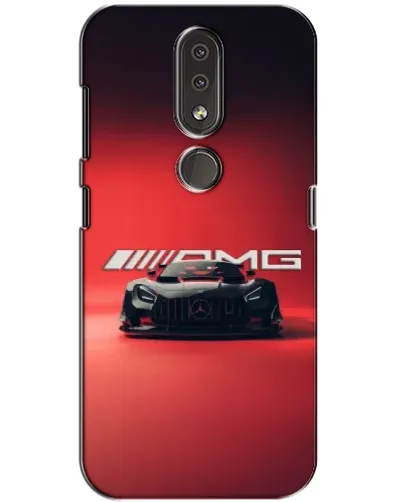 Чехол для Nokia 4.2 с картинкой «Mercedes AMG — красная линия» Чехол для Nokia 4.2 с картинкой «Mercedes AMG — красная линия»