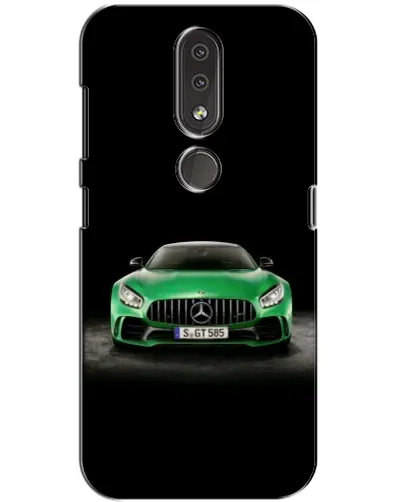 Чехол для Nokia 4.2 с картинкой «Mercedes — неоновый лого» Чехол для Nokia 4.2 с картинкой «Mercedes — неоновый лого»