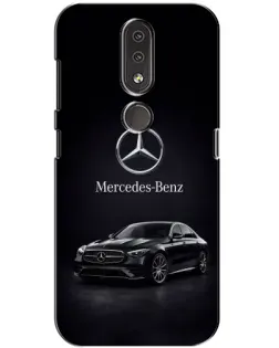 Чехол для Nokia 4.2 с картинкой «Mercedes — решетка радиатора»