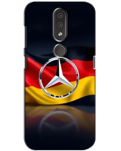 Чехол для Nokia 4.2 с картинкой «Mercedes — флаг Германии» Чехол для Nokia 4.2 с картинкой «Mercedes — флаг Германии»