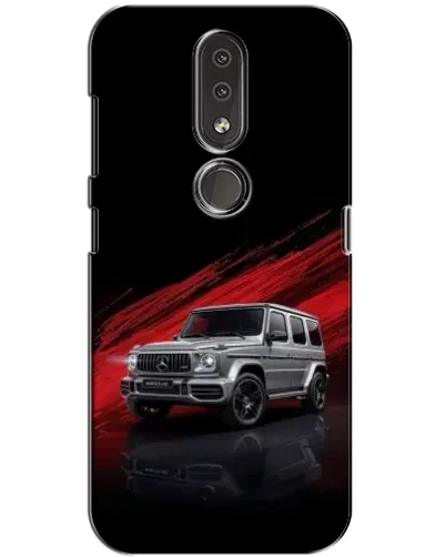 Чехол для Nokia 4.2 с картинкой «Mercedes G-Class красный» Чехол для Nokia 4.2 с картинкой «Mercedes G-Class красный»