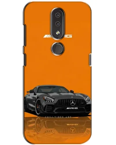 Чехол для Nokia 4.2 с картинкой «Оранжевый Mercedes AMG» Чехол для Nokia 4.2 с картинкой «Оранжевый Mercedes AMG»