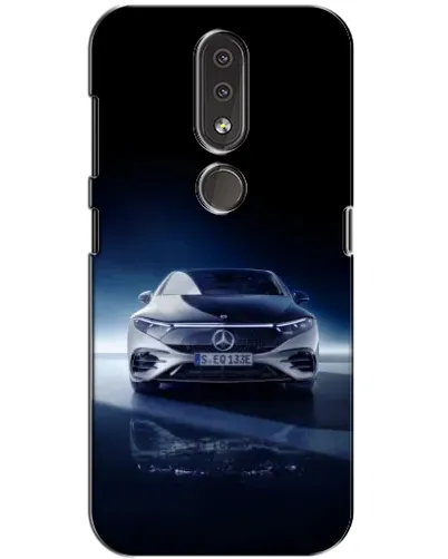 Чехол для Nokia 4.2 с картинкой «Ночной Mercedes EQ» Чехол для Nokia 4.2 с картинкой «Ночной Mercedes EQ»