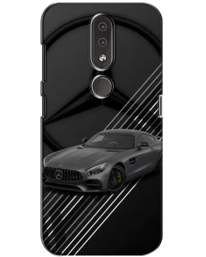 Чехол для Nokia 4.2 с картинкой «Mercedes AMG — графика» Чехол для Nokia 4.2 с картинкой «Mercedes AMG — графика»