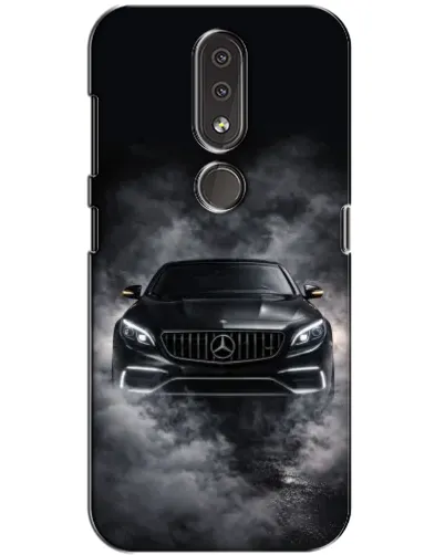 Чехол для Nokia 4.2 с картинкой «Mercedes в дыму» Чехол для Nokia 4.2 с картинкой «Mercedes в дыму»