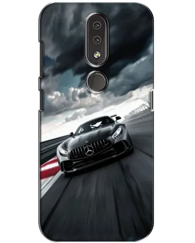 Чехол для Nokia 4.2 с картинкой «Гоночный Mercedes AMG» Чехол для Nokia 4.2 с картинкой «Гоночный Mercedes AMG»