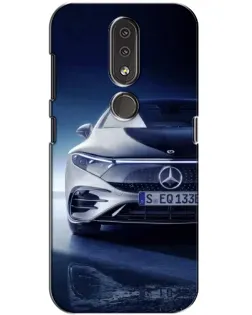 Чехол для Nokia 4.2 с картинкой «Mercedes EQ — будущее»