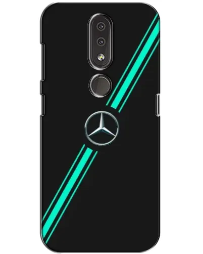 Чехол для Nokia 4.2 с картинкой «Спортивные линии Mercedes» Чехол для Nokia 4.2 с картинкой «Спортивные линии Mercedes»