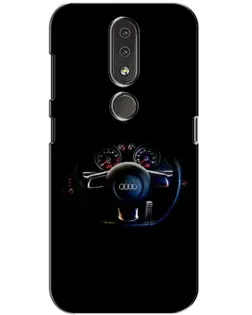 Чехол для Nokia 4.2 с картинкой «Салон Audi — руль» Чехол для Nokia 4.2 с картинкой «Салон Audi — руль»