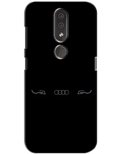 Чехол для Nokia 4.2 с картинкой «Audi — световой подпись»