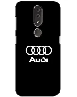 Чехол для Nokia 4.2 с картинкой «Классическое лого Audi» Чехол для Nokia 4.2 с картинкой «Классическое лого Audi»