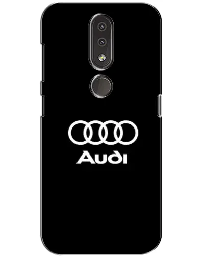 Чехол для Nokia 4.2 с картинкой «Классическое лого Audi»