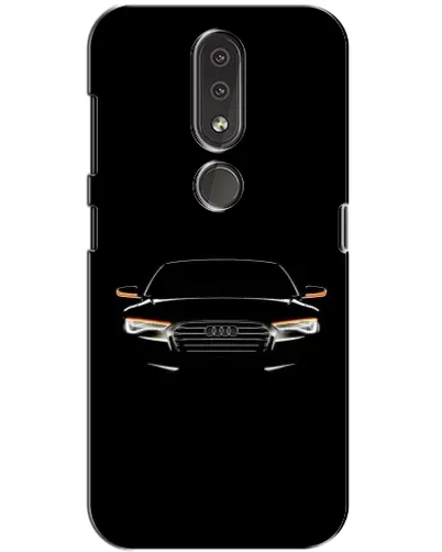 Чехол для Nokia 4.2 с картинкой «Audi — ночной контур»