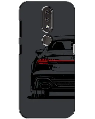 Чехол для Nokia 4.2 с картинкой «Задняя часть Audi — арт»