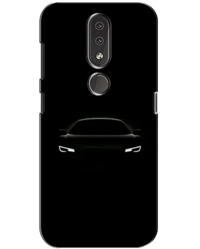 Чехол для Nokia 4.2 с картинкой «Взгляд Audi в темноте»