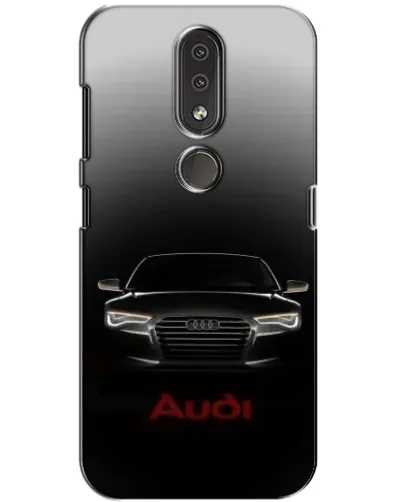 Чехол для Nokia 4.2 с картинкой «Audi — градиентный контур»