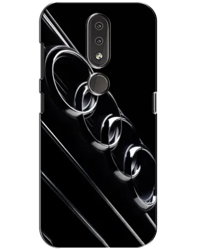 Чехол для Nokia 4.2 с картинкой «Audi — абстрактные кольца»