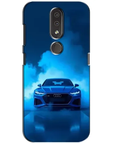 Чехол для Nokia 4.2 с картинкой «Audi — голубая энергия»