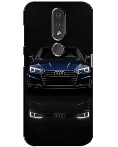 Чехол для Nokia 4.2 с картинкой «Audi — ночное отражение»