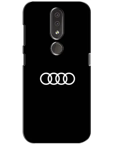 Чехол для Nokia 4.2 с картинкой «Audi White Logo»