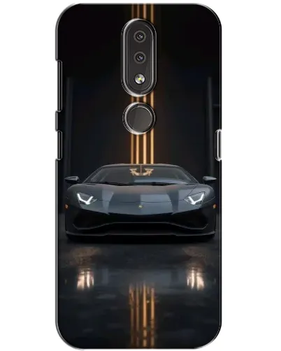 Чехол для Nokia 4.2 с картинкой «Lamborghini золотые линии» Чехол для Nokia 4.2 с картинкой «Lamborghini золотые линии»