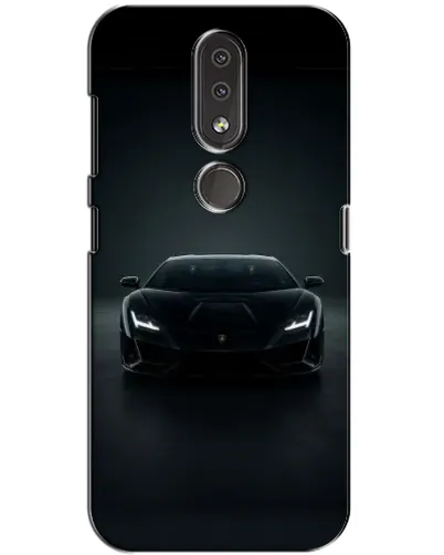 Чехол для Nokia 4.2 с картинкой «Черный Lamborghini Aventador» Чехол для Nokia 4.2 с картинкой «Черный Lamborghini Aventador»