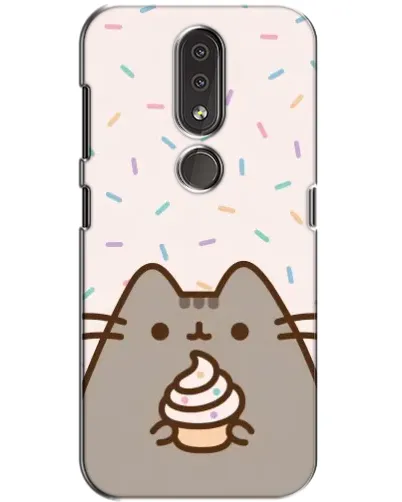 Чехол для Nokia 4.2 с картинкой «Пушин с кексом»