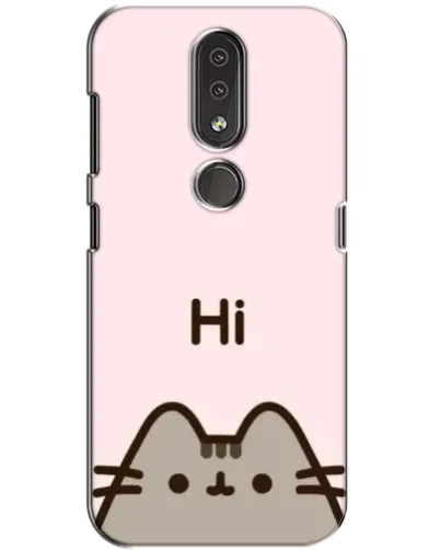 Чехол для Nokia 4.2 с картинкой «Пушин говорит Hi»