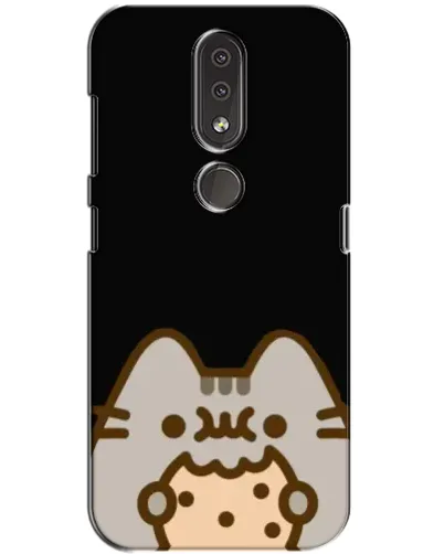 Чехол для Nokia 4.2 с картинкой «Пушин на черном»