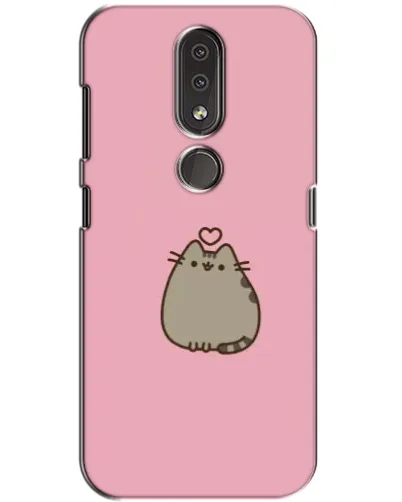 Чехол для Nokia 4.2 с картинкой «Pusheen сердце»