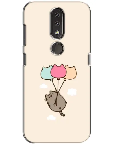 Чехол для Nokia 4.2 с картинкой «Пушин на шариках»